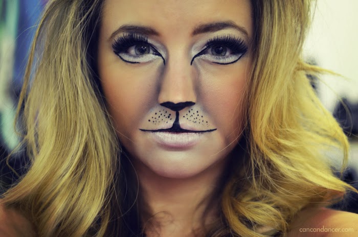 diy lion makeup