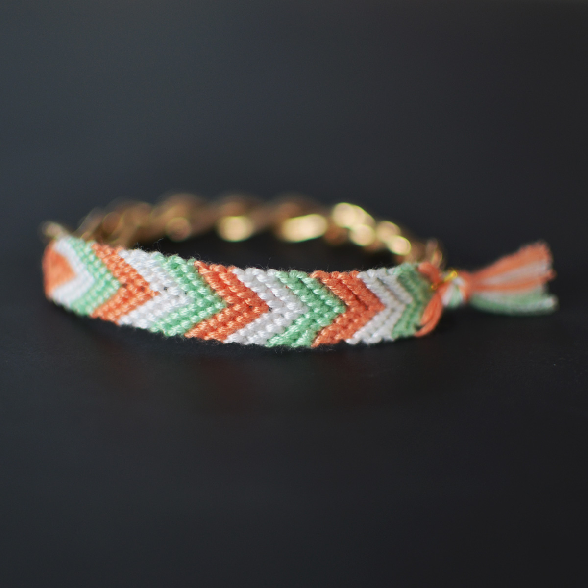 Bracelet with chevrons