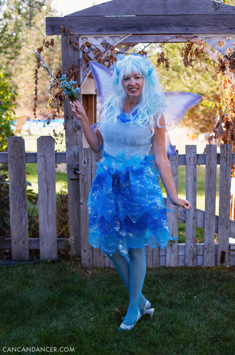 Diy Halloween Costume 4 Blue Fairy Can Can Dancer