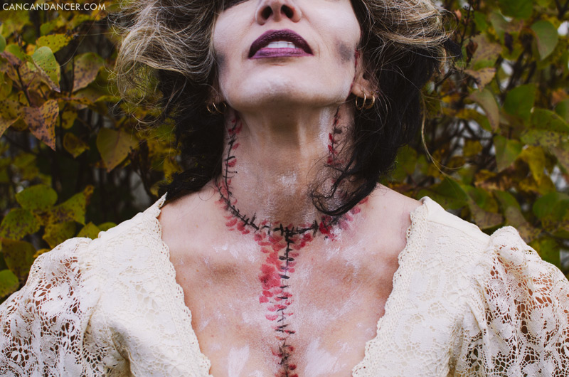 DIY Halloween Costume #5 – Bride of Frankenstein – Can Can Dancer