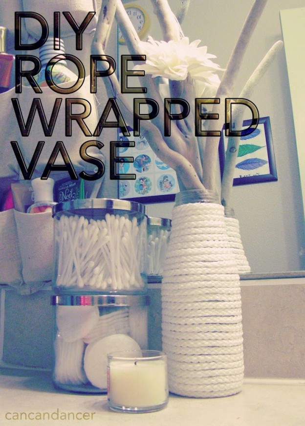 DIY Rope Wrapped Vase – Can Can Dancer